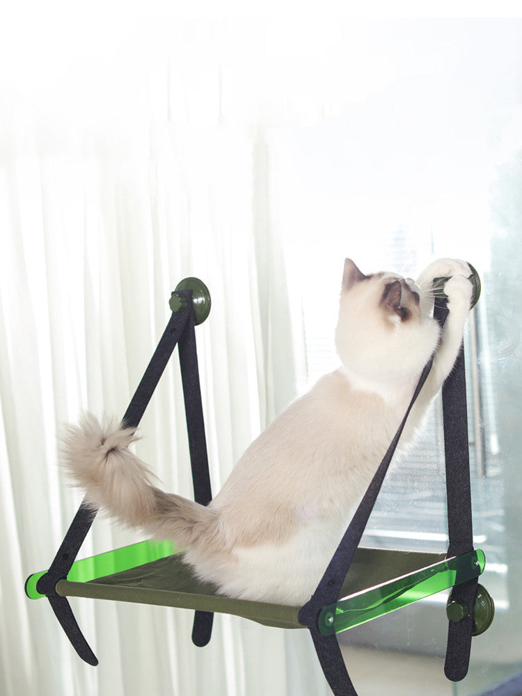 Foldable Cat Window Hammock with Suction Cups