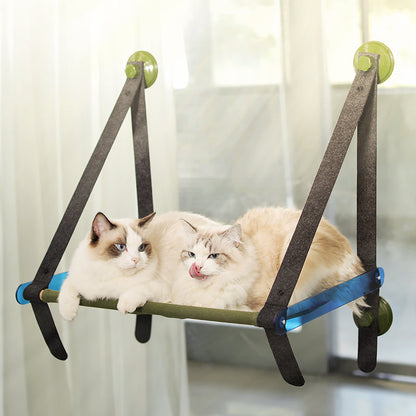 Foldable Cat Window Hammock with Suction Cups
