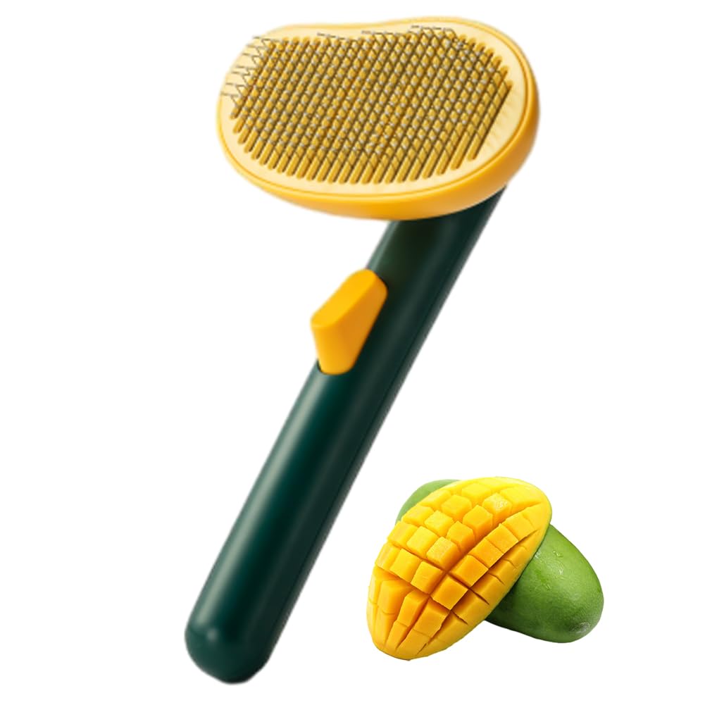 Self-Cleaning Slicker Brush for Dogs & Cats