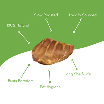 Natural Pig Ear Dog Chews