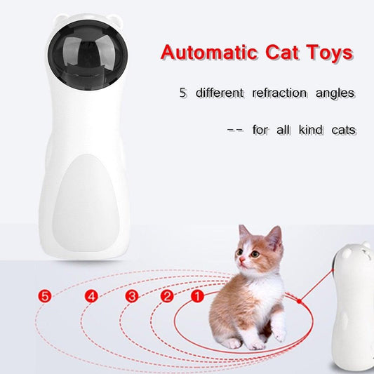 Automatic LED Laser Cat Toy – USB Rechargeable