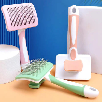 Self-Cleaning Slicker Brush for Dogs & Cats