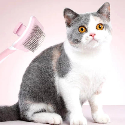 Self-Cleaning Slicker Brush for Dogs & Cats