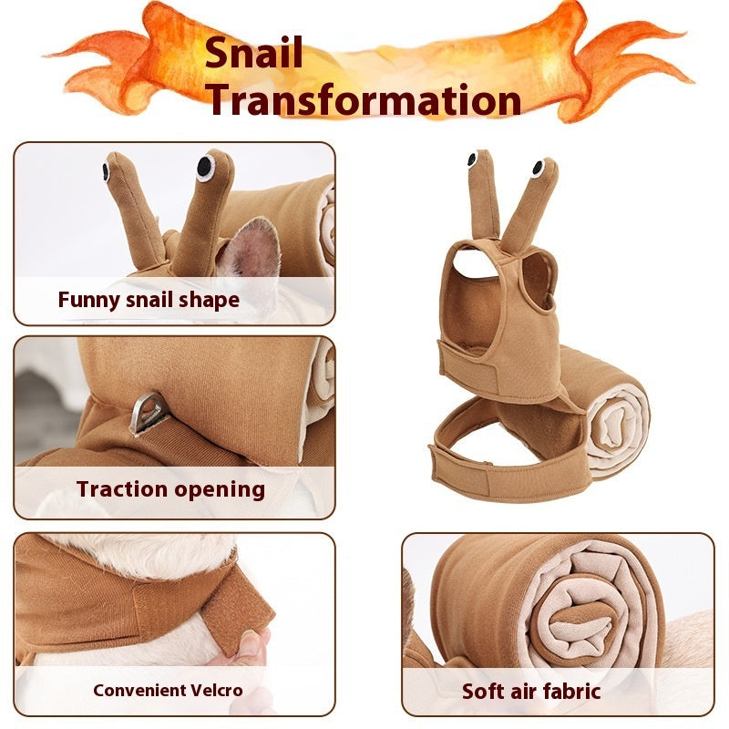 Snail Headdress Halloween Dog Costume