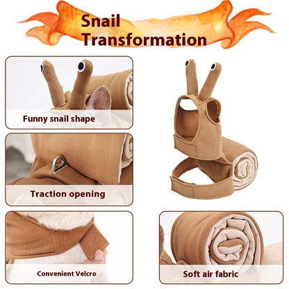 Snail Headdress Halloween Dog Costume