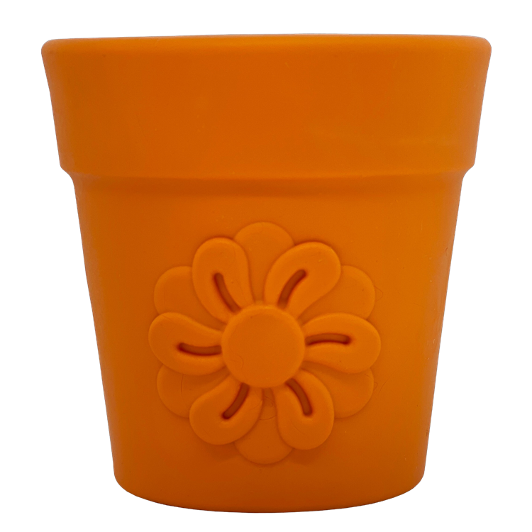 SodaPup Large Flower Pot eCup – Treat Dispensing Enrichment Toy