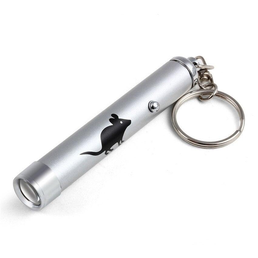 LED Laser Pointer Toy with Animation Shadows for Cats & Dogs