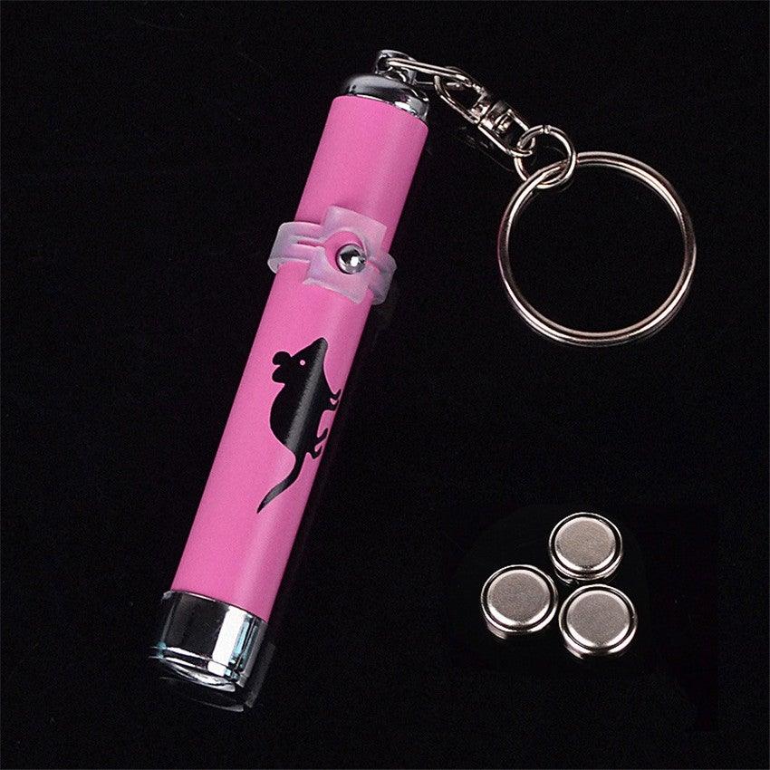 LED Laser Pointer Toy with Animation Shadows for Cats & Dogs