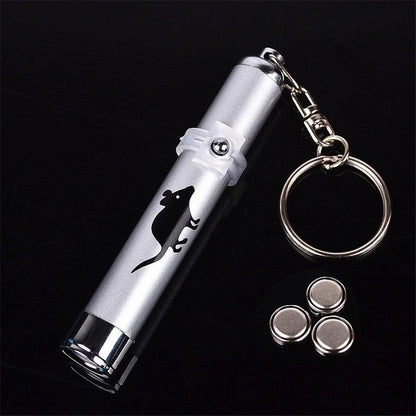 LED Laser Pointer Toy with Animation Shadows for Cats & Dogs