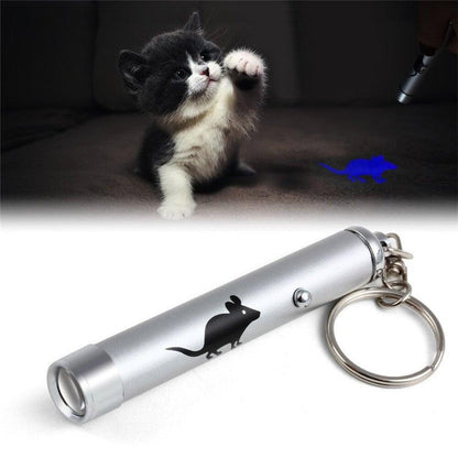 LED Laser Pointer Toy with Animation Shadows for Cats & Dogs