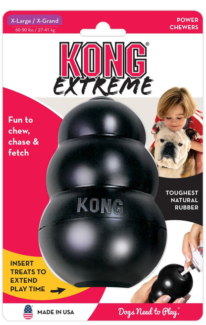 KONG Extreme Rubber Dog Toy for Power Chewers | Treat Stuffing