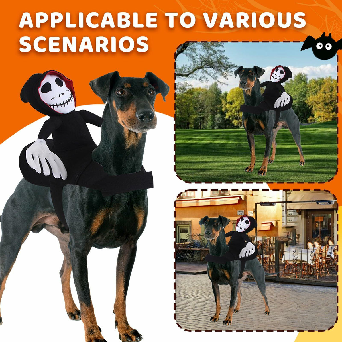 Ghost Rider Saddle Dog Costume