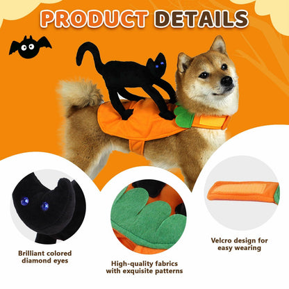Cat Knight Saddle Dog Costume