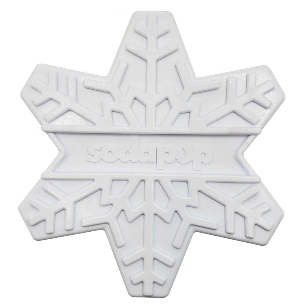 SodaPup Snowflake Nylon Dog Chew Toy for Aggressive Chewers